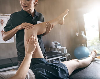 Clinical Myotherapy | Practitioner with Client | Think Education 