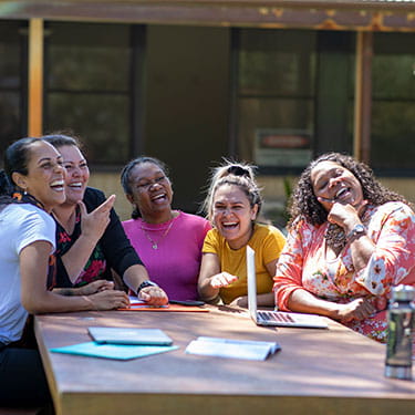 Indigenous Scholarships | Think Education | Women Laughing | Large
