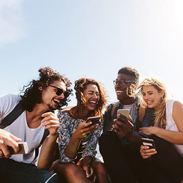 International | Scholarships | Friends Laughing | Large