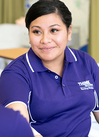 Diploma of Nursing | Think Education | Student Talking with Peer